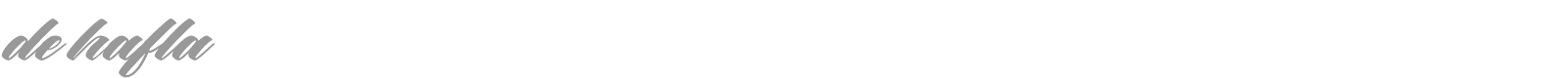 De Hafla font preview
